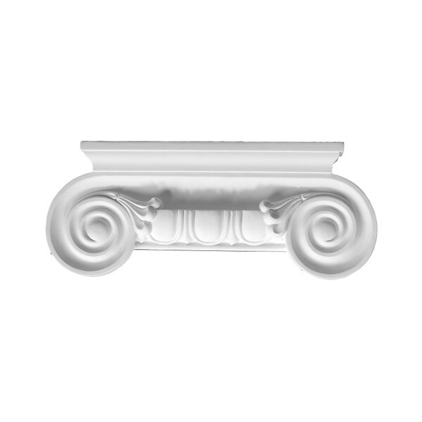 17-1/2in W x 7-1/8in H | Primed White Polyurethane | Capital