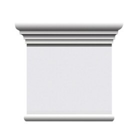 9-1/16in W x 8-1/4in H | Primed White Polyurethane | Capital