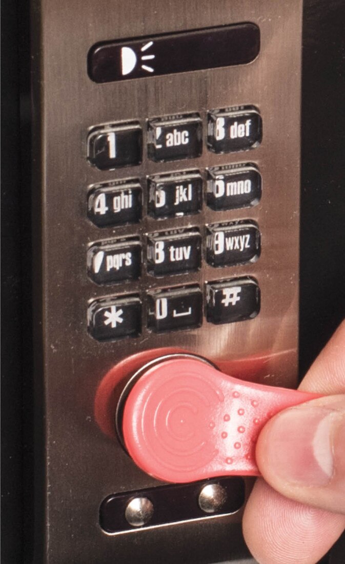 Hi-Tek Digital RFID and Key Pad Cabinet Lock