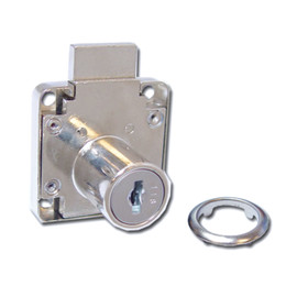 1-1/2" Square Drawer Lock for Wooden Doors