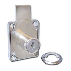 1-1/2" x 2" Drawer Lock for Wooden Doors