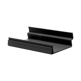 Black Hold 2 1/2"Card 4ft Long Up To 1/8"Thick For Slatwall