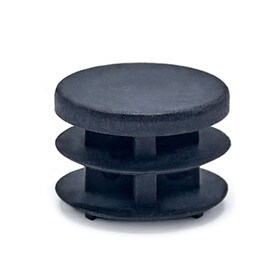 7/8in Dia | 14 - 23 Gauge | Textured Low Density Polyethylene | Plastic Universal Gauge Inside End Cap for Tubing