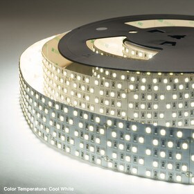 1-9/16" (40mm) Wide LED Tape Flexible Strip Lighting | 2835 Chip Cool White 6000K-6500K 15.8 Watts | 1514 Lumens Per Foot 24V IP20 | 8.25' Roll