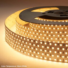 1-9/16" (40mm) Wide LED Tape Flexible Strip Lighting | 2835 Chip Warm White 2800K-3000K 15.8 Watts | 1509 Lumens Per Foot 24V IP20 | 8.25' Roll
