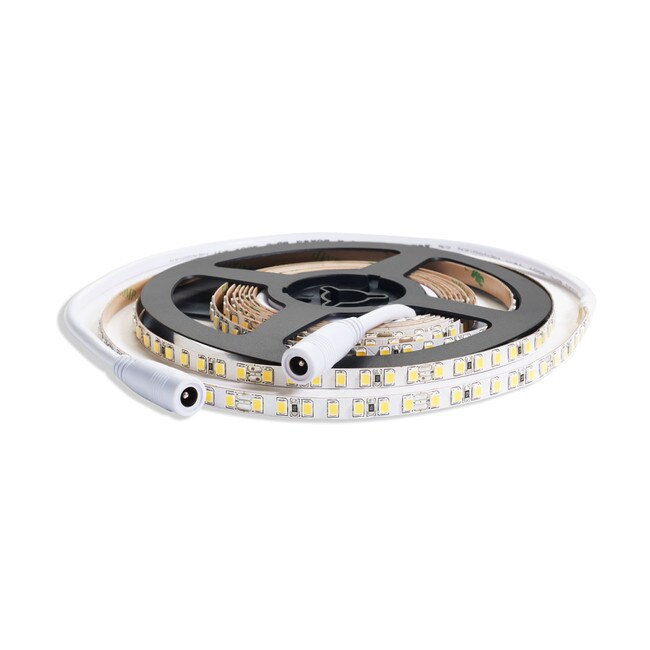 1/4" (6mm) Wide LED Tape Flexible Strip Lighting | 2835 Chip Cool White 6000K-6500K 3.2 Watts | 406 Lumens Per Foot 24V IP20 UL | 8.25' Roll