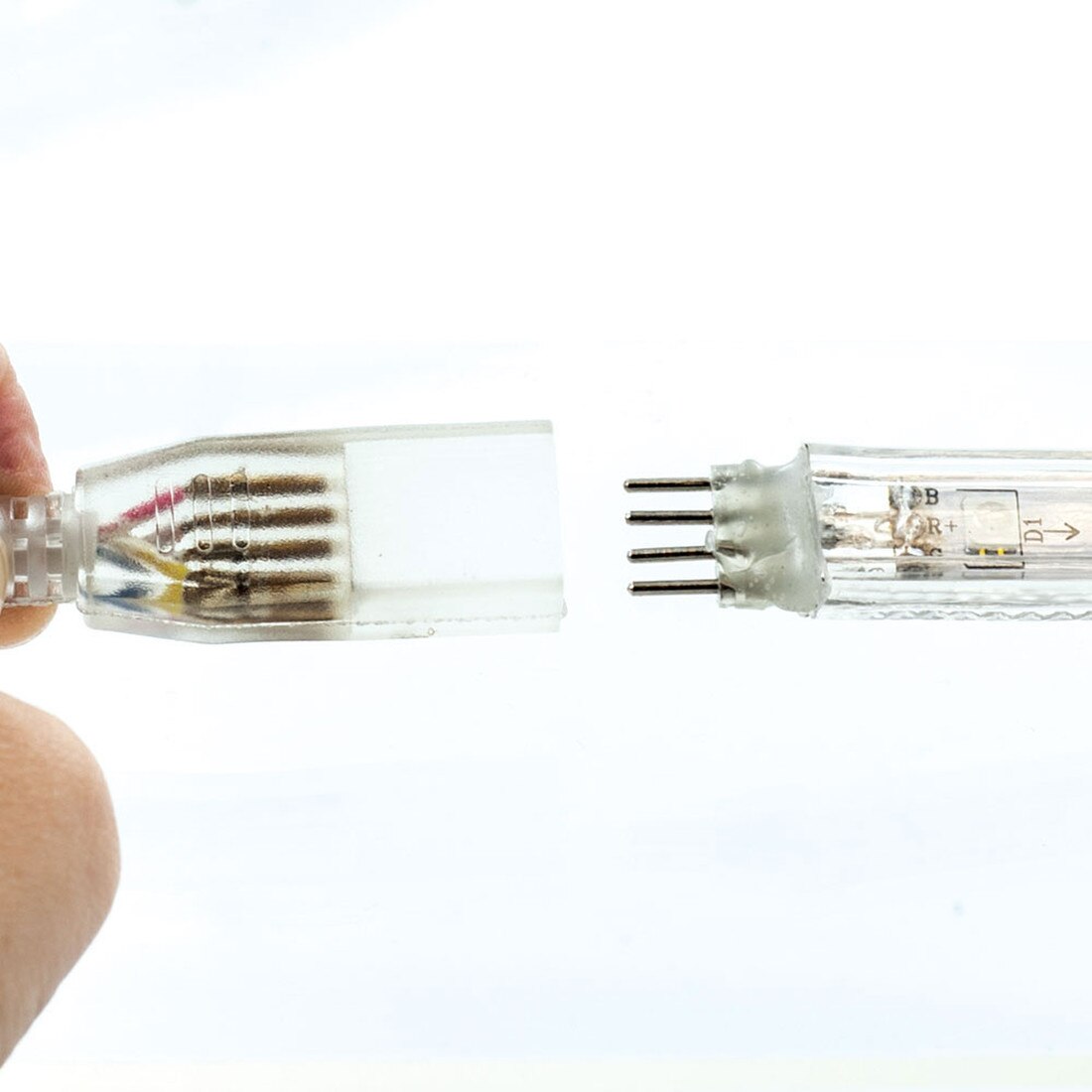 120V LED Strip Light | 5/8" (16mm) Wide RGB | 2.4 Watts IP65 ETL