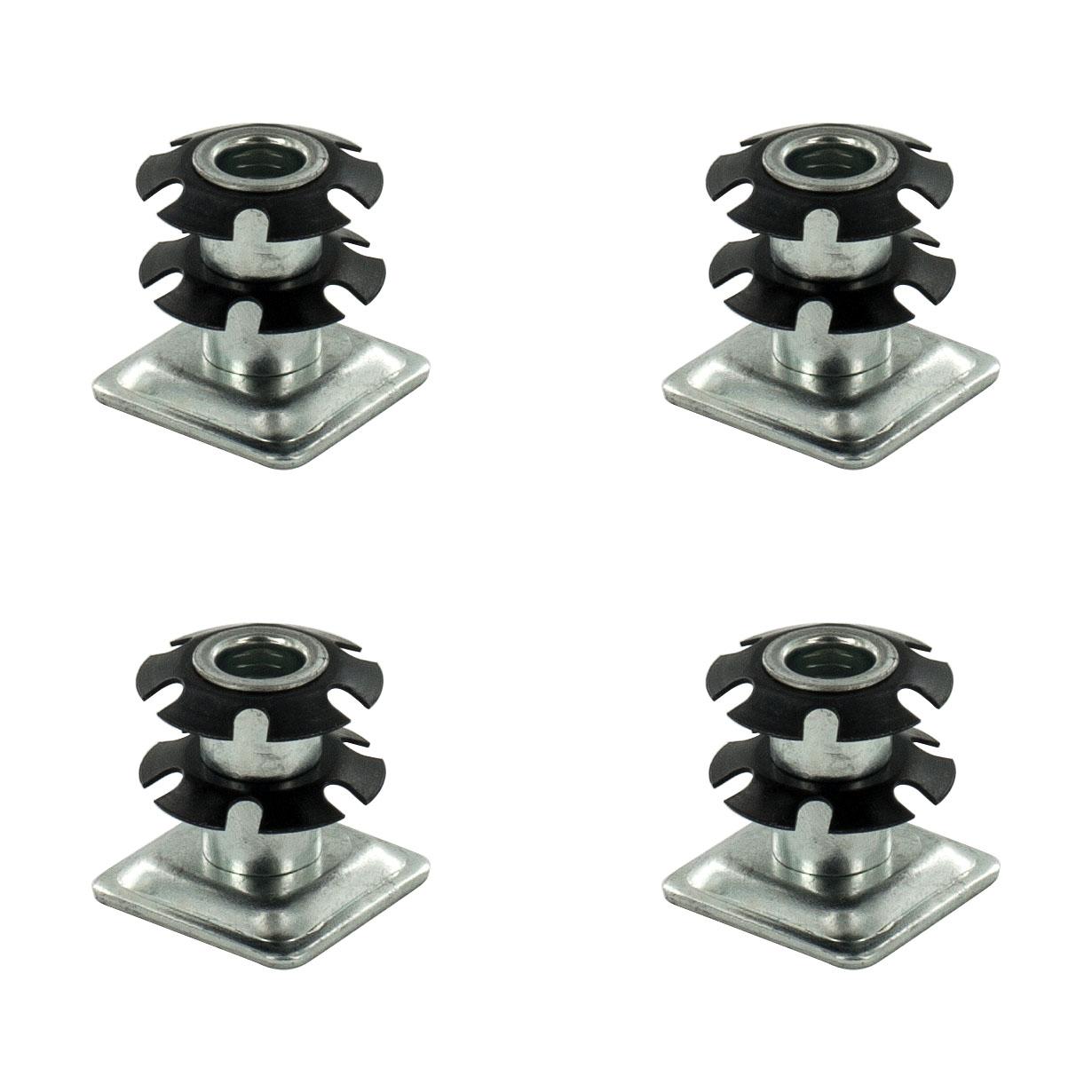 Outwater Double Star Threaded Caster Insert Fits 1