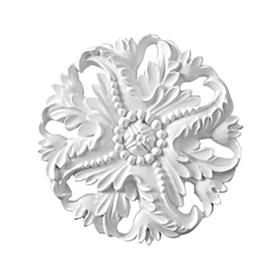 Primed Polyurethane Rosette Applique