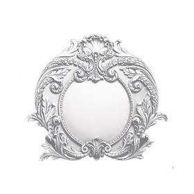 21" Wide x 20" High Primed White Polyurethane Center Applique