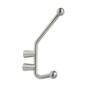 7" High x 3-13/16" Projection Stainless Steel Satin Finish Coat Hook
