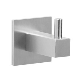 1-11/16" Projection Stainless Steel Satin Finish Square Shaft Coat Hook