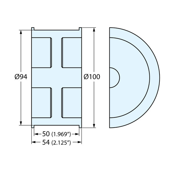 Stainless Steel Sliding Door Handle | DSI-3250-50 Series