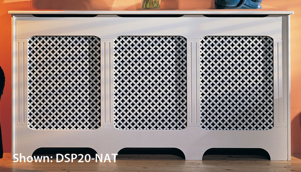 6ft W x 2ft H Decorative MDF Screening Panel 30% Open | DSP55-NAT Series