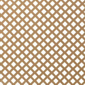6ft W x 2ft H Decorative MDF Screening Panel 45% Open | DSP45-NAT Series