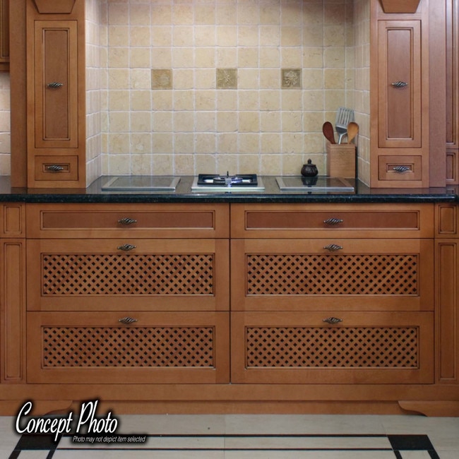 6ft W x 2ft H Decorative MDF Screening Panel 45% Open | DSP45-NAT Series