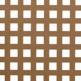 6ft W x 2ft H Decorative MDF Screening Panel 32% Open