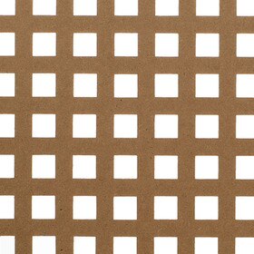 6ft W x 2ft H Decorative MDF Screening Panel 32% Open