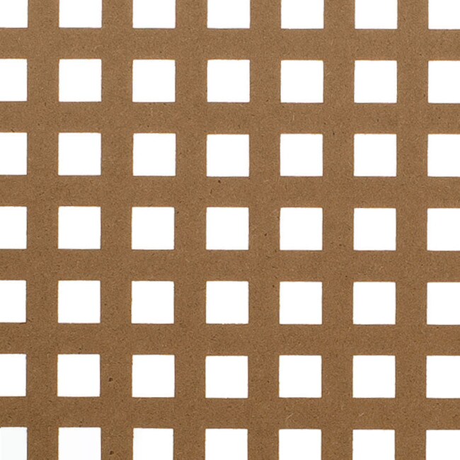 6ft W x 2ft H Decorative MDF Screening Panel 32% Open