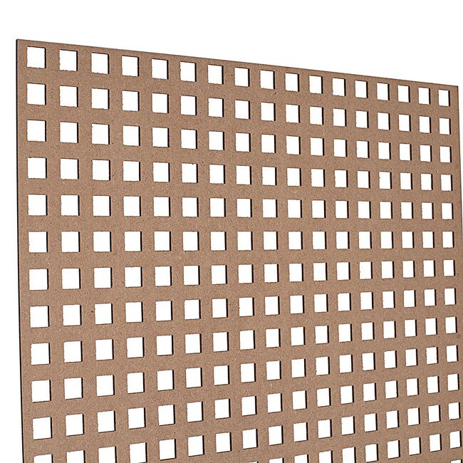 6ft W x 2ft H Decorative MDF Screening Panel 32% Open