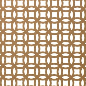 6ft W x 2ft H Decorative MDF Screening Panel 36% Open