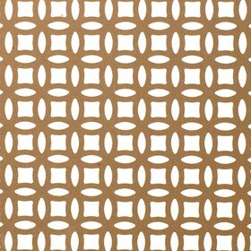 6ft W x 2ft H Decorative MDF Screening Panel 36% Open