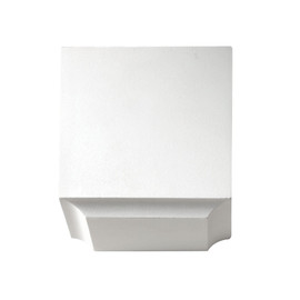 3-1/2" Wide x 3-7/16" High Primed White Polyurethane Dentil Block