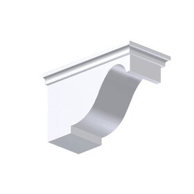 5-1/2" Wide x 6-3/4" High Primed White Polyurethane Dentil Block