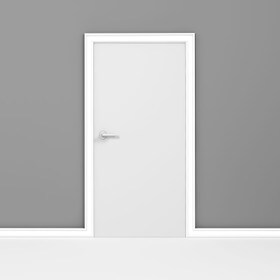 Orac Decor | High Impact Polystyrene Door Surround | Primed White | 3-3/4in H x 7/8in Proj