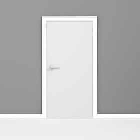 Orac Decor | Duropolymer Polystyrene Door Surround | Primed White | 3-3/4in H x 7/8in Proj