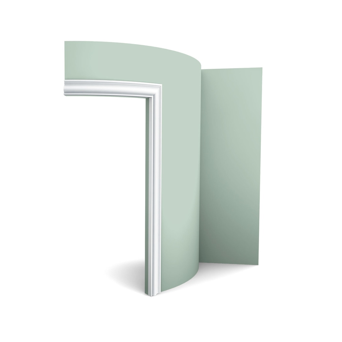 Orac Decor | Duropolymer Polystyrene Door Surround | Primed White | 2-3/8in H x 7/8in Proj
