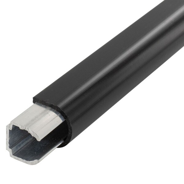 1-1/8in W | High Impact PVC | Cover with Aluminum Retainer | Wall Guard Accent Rail