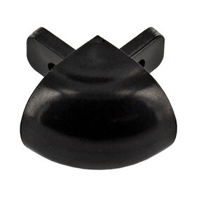 High Impact PVC | Cover with Aluminum Retainer Corner | For EB-25 Wall Guard Accent Rail