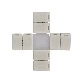 4way Cross Connector for Cut Pieces of 5/16" (8mm) LED Ribbon