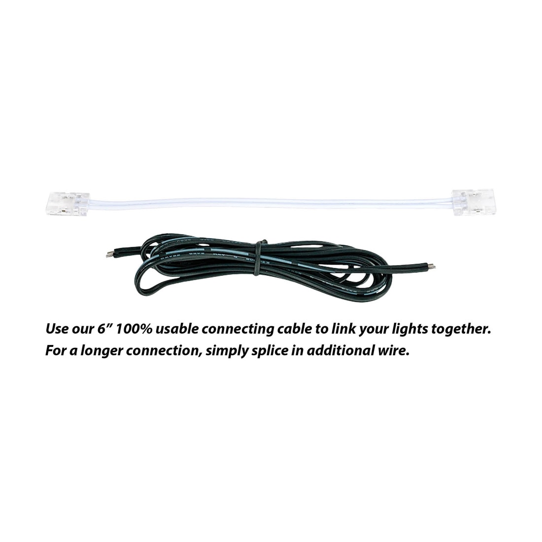 12V Economy Free Cut COB Ribbon Cool White 6000K 8.25'