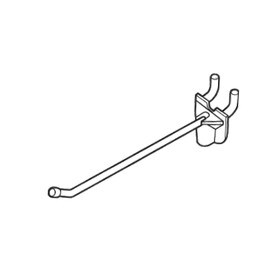 2" Eco Back Pegboard Hook