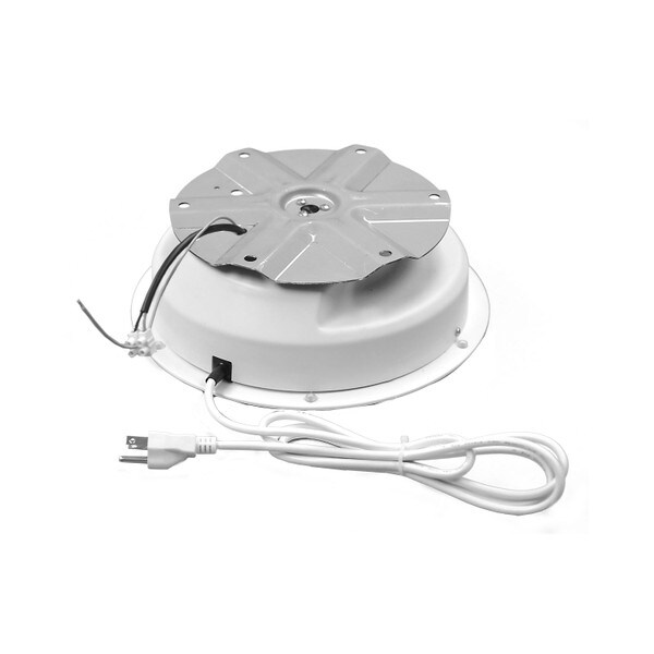 4" High x 9" Diameter Medium Duty Electric Powered Motor Base with Collecting Ring to Wire Lighting