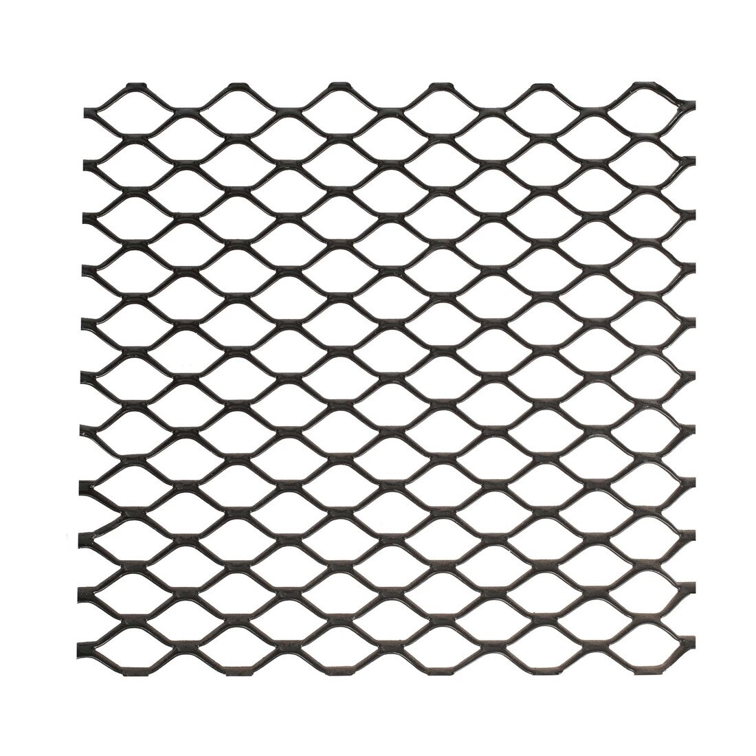 3ft x 4ft Black Aluminum | Expanded Metal Grille | EMW3-BK Series
