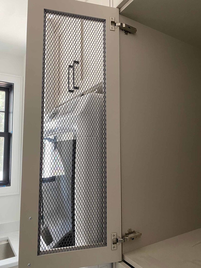 3ft x 4ft Black Aluminum | Expanded Metal Grille | EMW3-BK Series