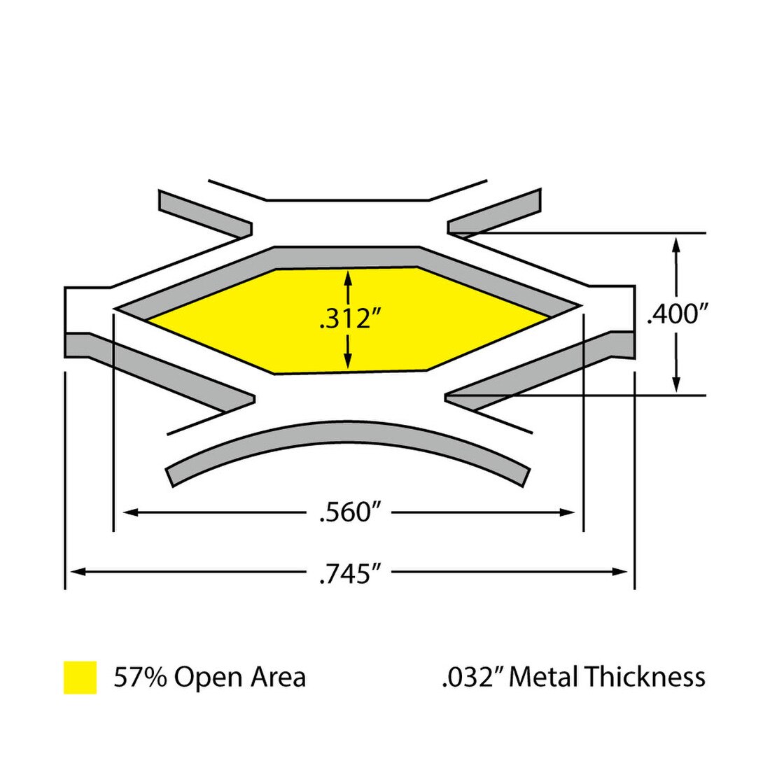 3ft x 4ft Black Aluminum | Expanded Metal Grille | EMW3-BK Series