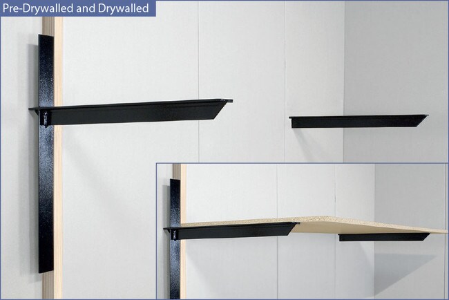 Hidden Countertop Support Bracket Powder Coated Finish |ESB-EXTENDED-PARENT