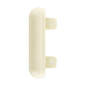 Black Textured Vinyl with Aluminum Retainer End Cap for WG-6C Red-E Clip Design Wall Guard