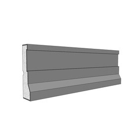 8" High x 2-1/4" Deep European Series Acrocore EPS Water Table Moulding 8' Length