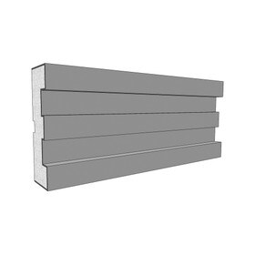 10" High x 3-1/4" Deep European Series Acrocore EPS Water Table Moulding 8' Length