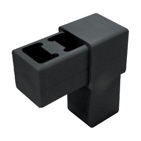 Black | Dupont Super Toughened Nylon | 2Way Right Angle Connector
