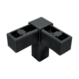 Black | Dupont Super Toughened Nylon | 3Way Corner Connector
