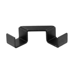 All Metal Heavy Duty Shelf Rest for Glass or Wood Shelving