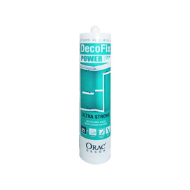 Orac Decor | Decofix Power Adhesive | 9-3/4 oz (290ml) Cartridge