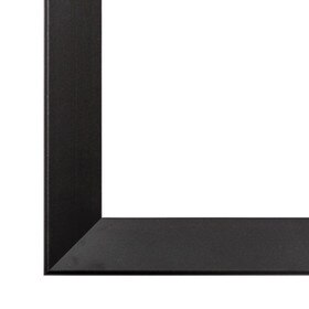 8'l Black Powder Coat Finish Alu Frame Top And Bottom | FLF-19N-BK Series