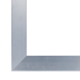 8'l Mill Finish Alum Frame Profiles Top And Bottom | FLF-19N-M Series